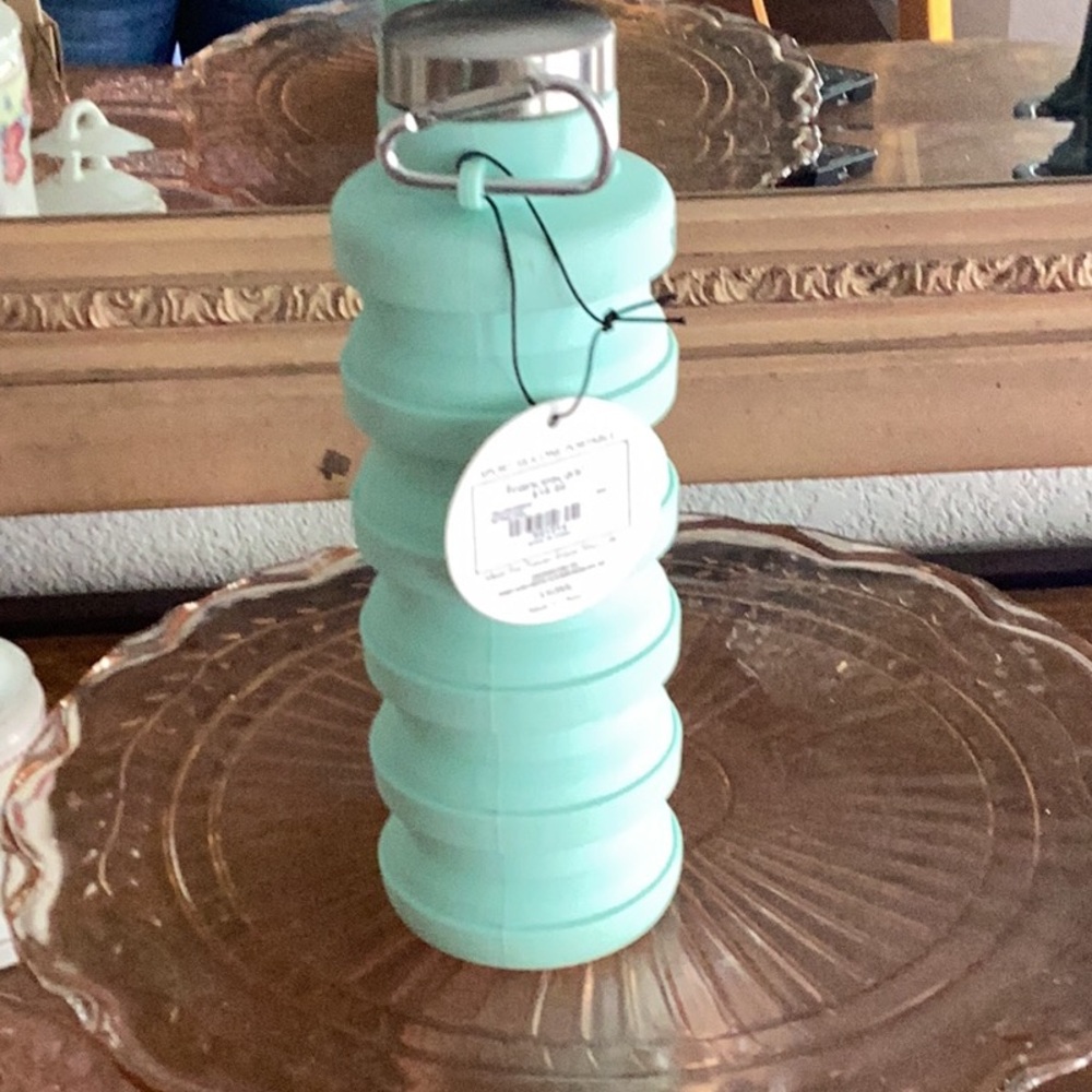Francesca's Collections Blue Collapsible Water Bottle